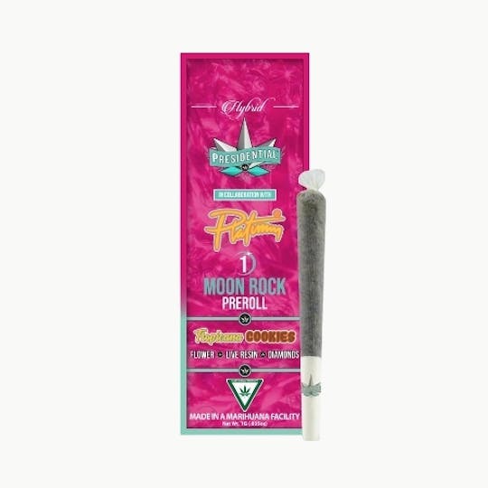 Platinum Vape - Presidential x Platinum 1g Moonrock Pre-Roll - Tropicana Cookies (Hybrid) - 1