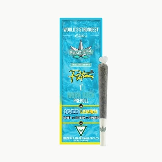 Platinum Vape - Presidential x Platinum 1g Moonrock Pre-Roll - Iced Lemon (Indica) - 1