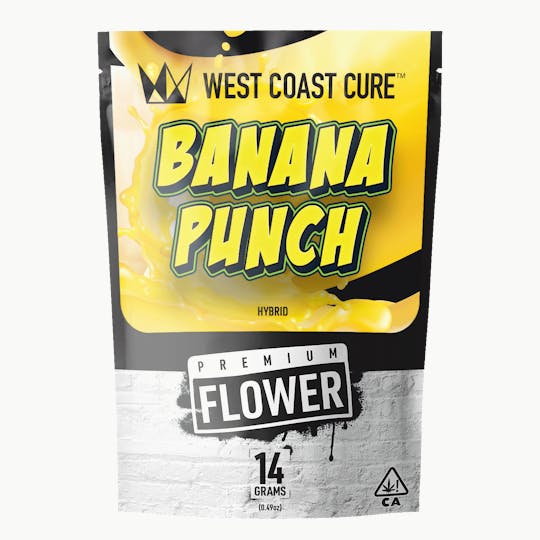 West Coast Cure - Banana Punch - 14G Premium Flower - 1