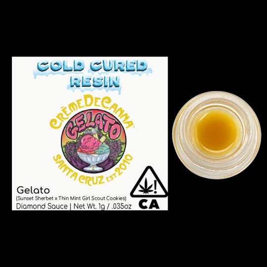 Crème De Canna - Creme De Canna Cold Cured Resin Diamond Sauce Gelato 1g (I) 4157 - 1