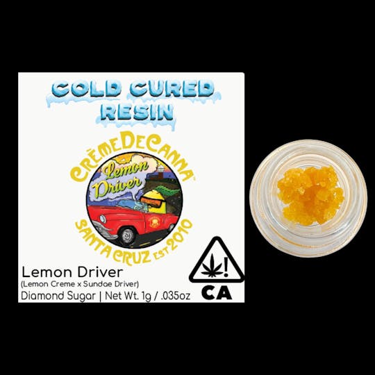 Crème De Canna - Creme De Canna Cold Cured Resin Diamond Sugar Lemon Driver 1g (S) 4142 - 1