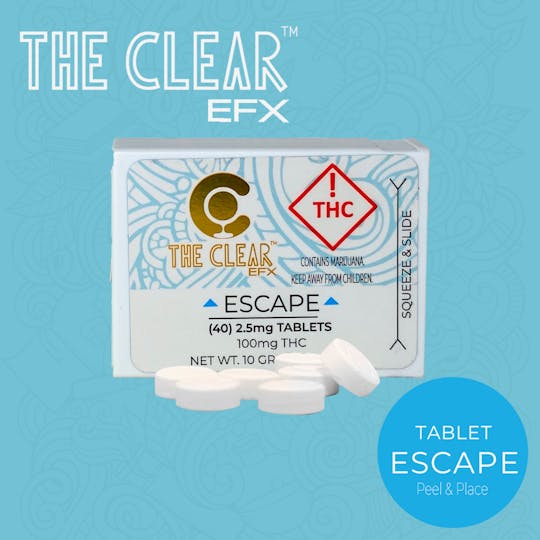 CLEAR Brands - The CLEAR EFX Tablets 2.5mg - 40 Pack | Escape - 1