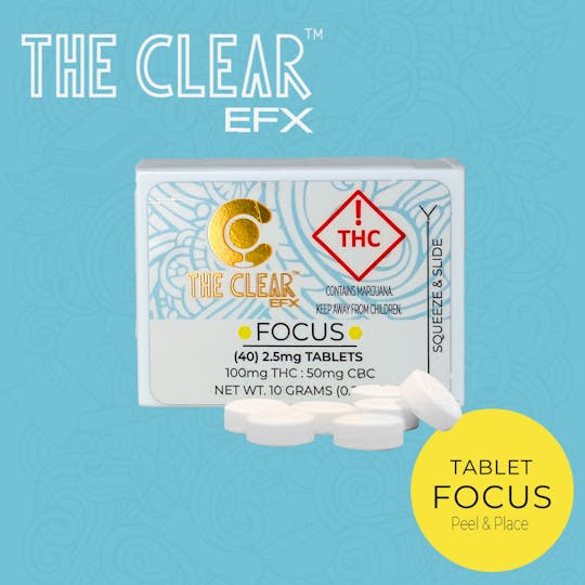 CLEAR Brands - The CLEAR EFX Tablets 2.5mg - 40 Pack | Focus - 1