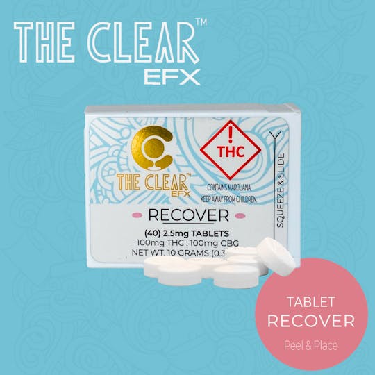 CLEAR Brands - The CLEAR EFX Tablets 2.5mg - 40 Pack | Recover - 1