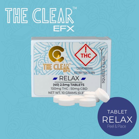 CLEAR Brands - The CLEAR EFX Tablets 2.5mg - 40 Pack | Relax - 1
