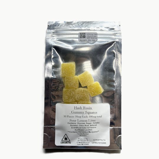 Indico - 100mg HASH ROSIN gummies (Assorted Flavors) - 207 Kitchen - 1