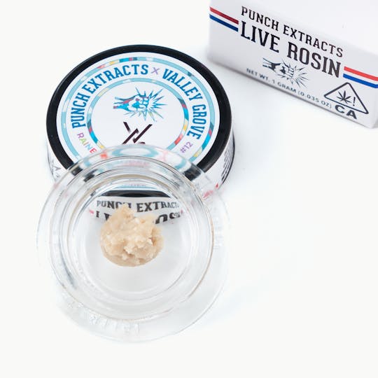 Punch Edibles & Extracts - Rainbow Starburst 36 #12 Tier 2 Live Rosin Cold Cure Badder (1g) - 1