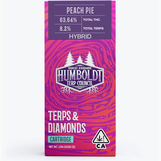 Humboldt Terp Council - Humboldt Terp Council | Live Resin Vape Cartridge Peach Pie 1g - 1
