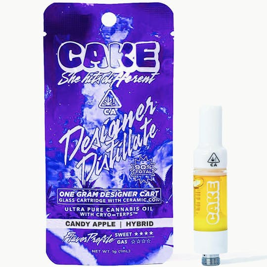 CAKE she hits different - Candy Apple - 1g - Indica - Cartridge - 1