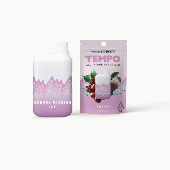 Tempo - Cherry Passion Ice All In One Vape - 1