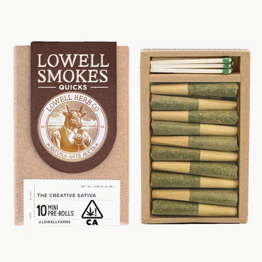 Lowell Herb Co. - Lowell Quicks | 3.5g Pre Roll Pack | The Bedtime Indica - 1