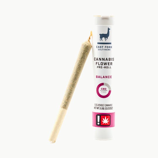 East Fork Cultivars - Balance CBD Pre-roll - Kush Petals | Single 0.5g - 1