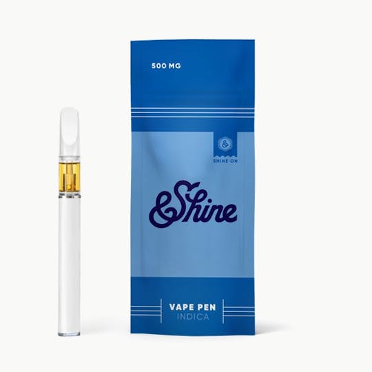 &SHINE - &Shine | White Raspberry | Disposable Vape Pen | 500mg - 1