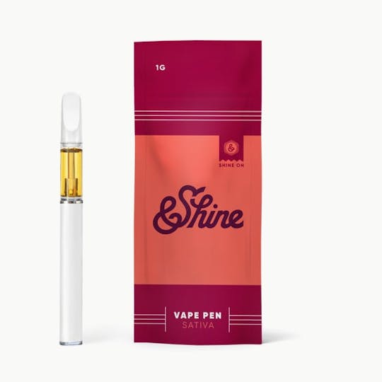 &SHINE - &Shine | Very Berry | Disposable Vape Pen | 1000mg - 1