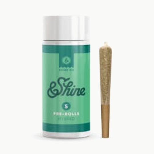 &SHINE - &Shine | 95 Cookies | Pre-Roll 5-Pack | 2.5g - 1