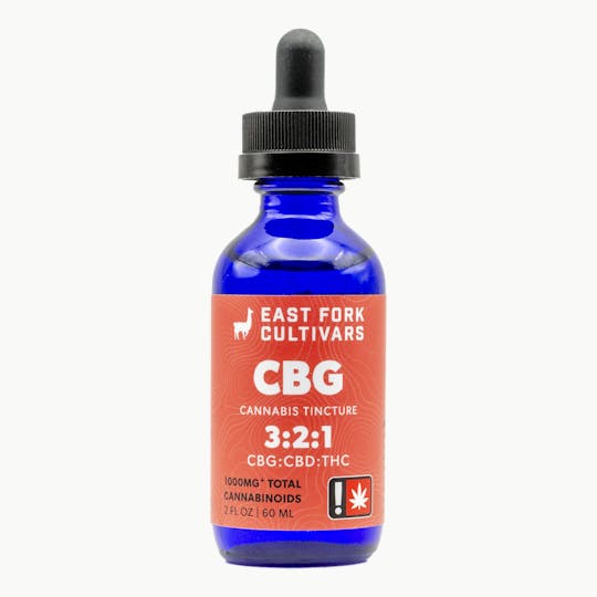 East Fork Cultivars - CBG - 3:2:1 (CBG:CBD:THC) Tincture | 1000mg - 1