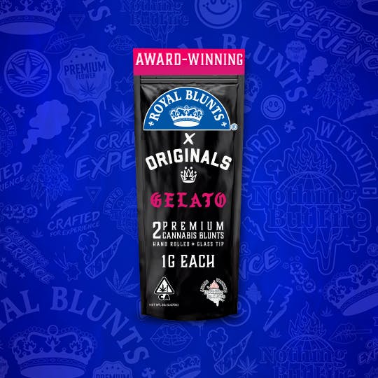 Royal Blunts - Royal X Originals Gelato 1 gram 2 pack - 1