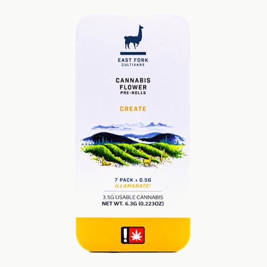 East Fork Cultivars - Create CBD Pre-rolls - Sasquatch | 7-pack 3.5g - 1
