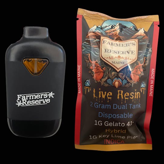 Farmers Reserve - 2 Gram Flavor Switch Pod-1G-Gelato 41 + 1G-Key Lime Pie - 1