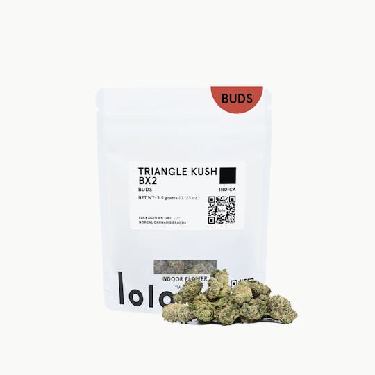 lolo - Triangle Kush BX2 | Indoor Buds | 3.5g - 1