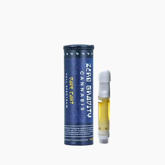 Zero Gravity Cannabis - 1g Cosmic Cured Cartridge - Gastro Pop 50/50 Hybrid - 1