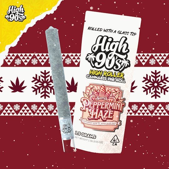 HIGH 90s - High 90s : Peppermint Haze 1.5g High Roller Pre-Roll - 1