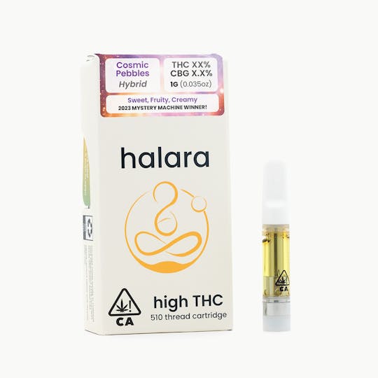 Halara - High THC - Cosmic Pebbles 1G Cartridge - 1