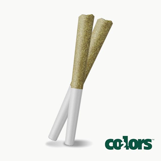 Co2lors - 1g Blueberry Cobbler Infused Pre Roll 2pk - 1