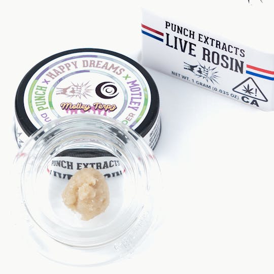 Punch Edibles & Extracts - Dulce De Sour Tier 4 Live Rosin Cold Cure Badder (1g) - 1