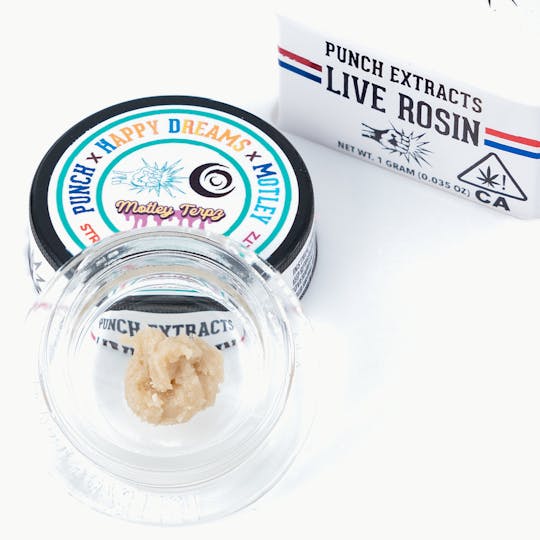 Punch Edibles & Extracts - Strawberry Honey Beltz Tier 4 Live Rosin Cold Cure Badder (1g) - 1