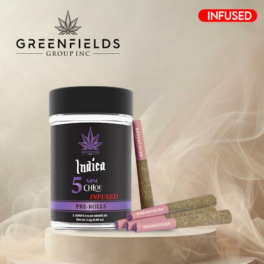 Greenfields Group - Bubblegum Kush - THCa Diamond Infused Mini Pre-Rolls | 5-Pack (2.5g) Indica - 1