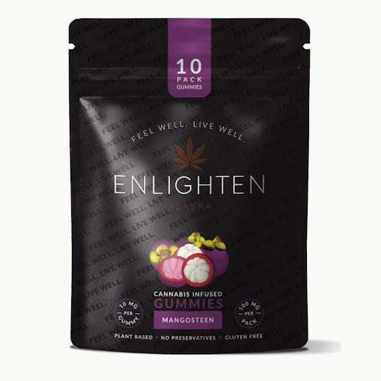 Enlighten - Mangosteen Gummies - 10 Pack (100mg) - 1
