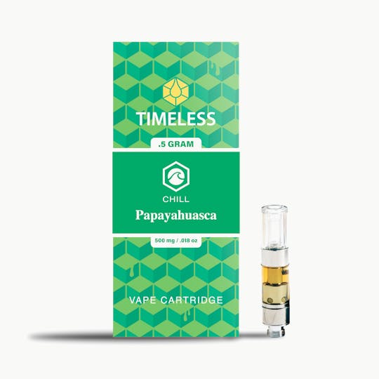 Timeless Vapes - Timeless Papayahuasca 500mg Vape Cartridge (Chill) - 1