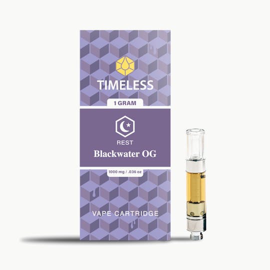 Timeless Vapes - Timeless Blackwater OG 1000mg Vape Cartridge (Energy) - 1