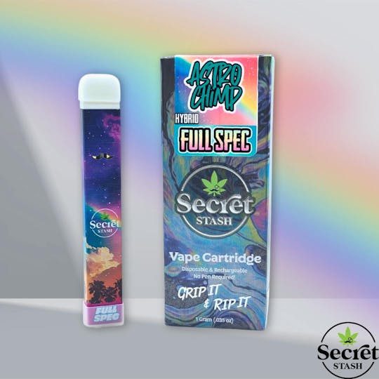 Secret Stash - Secret Stash | Full Spectrum Disposable Cartridge | Astro Chimp | 1g - 1