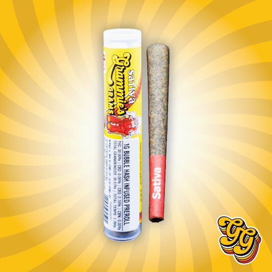 Grammie's Grams - Tropicana Cherries - Bubble Hash Infused Pre-Roll (1g) - 1