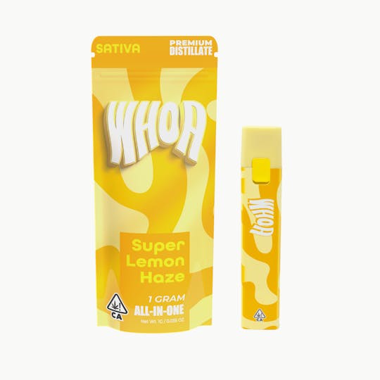 Whoa - Super Lemon Haze Live Resin All-In-One 1G Vape - 1