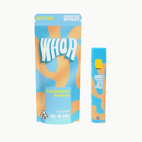 Whoa - Caribbean Breeze All-In-One 1G Vape - 1