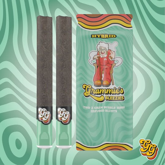 Grammie's Grams - Skurp Pop - 2-Pack Bubble Hash Infused 2g Blunts (4g) - 1