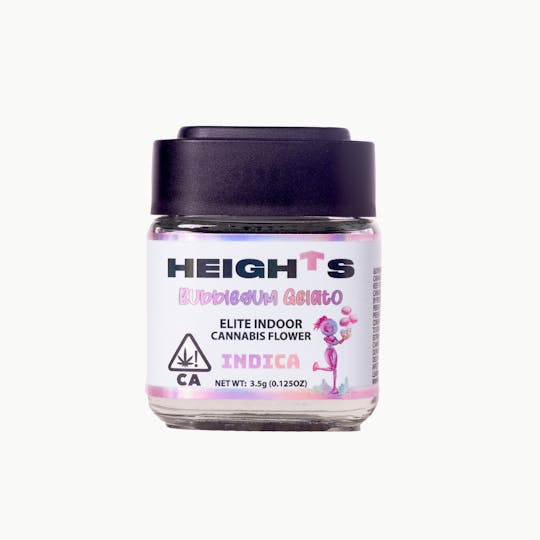 Heights Flower - Bubblegum Gelato 3.5g Jar - 1