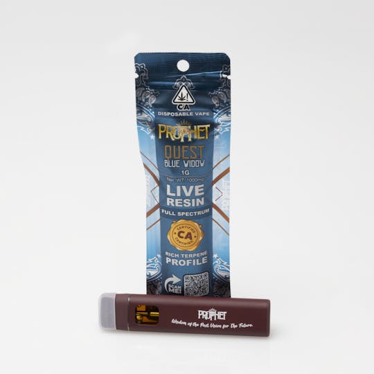 Prophet Brands - Quest Live Resin 1G Vape- Blue Widow - 1
