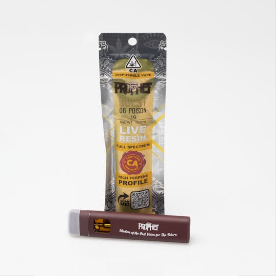 Prophet Brands - Quest Live Resin 1G Vape -- OG Poison - 1