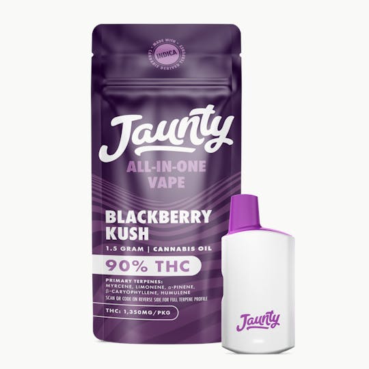 Jaunty - Blackberry Kush | AIO Palm | 1.5g - 1