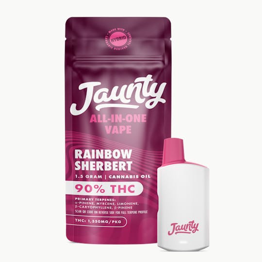 Jaunty - Rainbow Sherbert | AIO Palm | 1.5g - 1