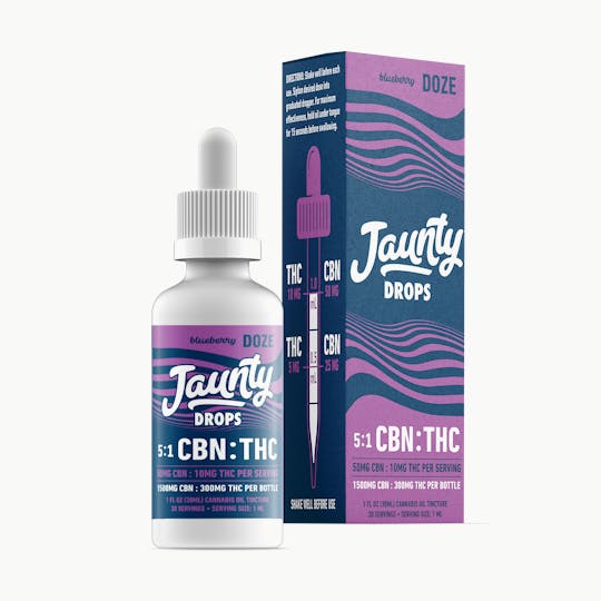 Jaunty - DOZE Drops | 5:1 CBN:THC | Blueberry - 1