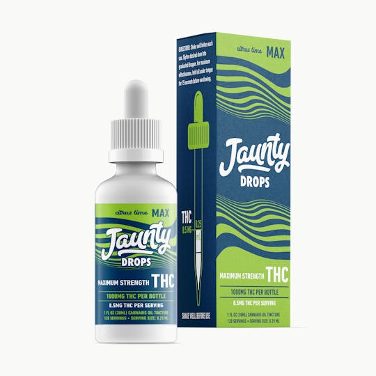 Jaunty - MAX Drops | 1000mg | Citrus Lime - 1