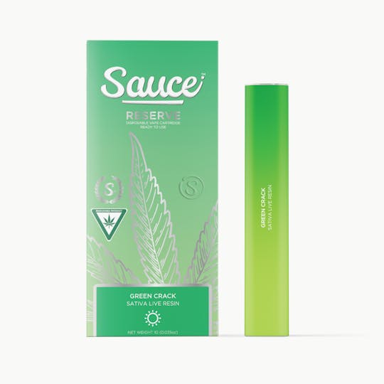 Sauce. - Sauce Reserve - Green Crack - 1G Live Resin AIO (MI) - 1