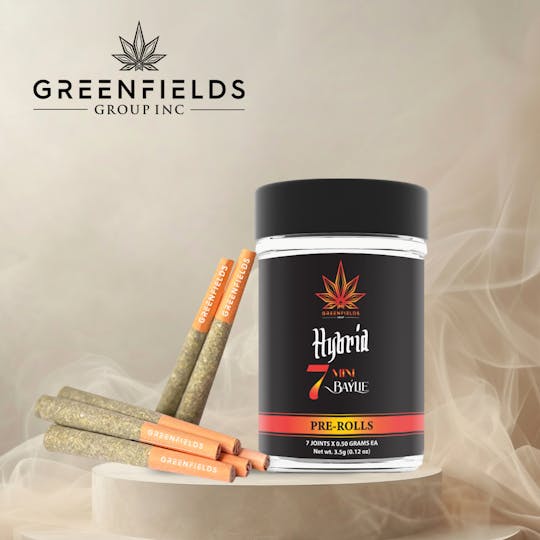 Greenfields Group - Cotton Candy - Mini Pre-Rolls | 7-Pack (3.5g) Hybrid Premium Flower - 1