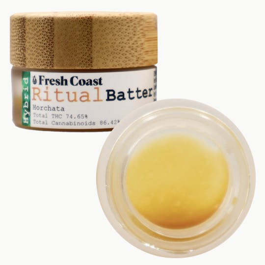 Fresh Coast - 1g Ritual Batter | Horchata | Cannabinoids/Terps 86.42%/7.52% | Hybrid - 1