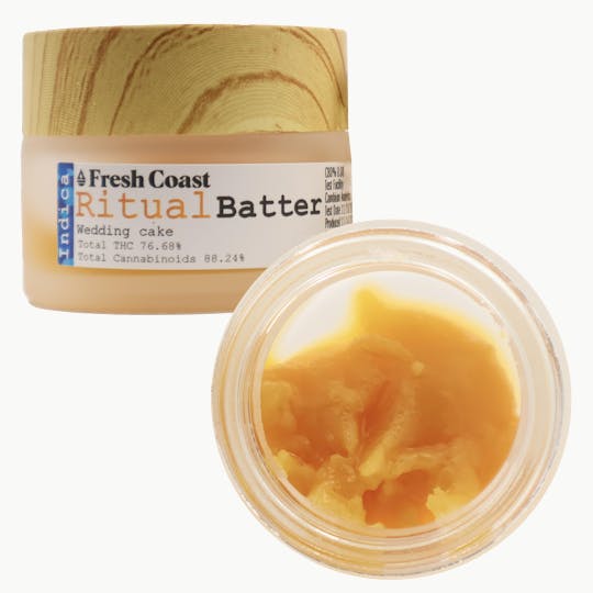 Fresh Coast - 7g Ritual Batter | Wedding Cake | Terps 88.24%/6.81% | Indica - 1